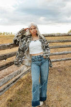 Load image into Gallery viewer, Camo Denim Jacket

