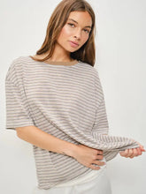 Load image into Gallery viewer, Striped basic tee
