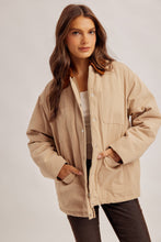 Load image into Gallery viewer, Contrast corduroy collar fisherman jacket
