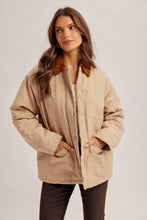 Load image into Gallery viewer, Contrast corduroy collar fisherman jacket
