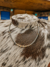 Load image into Gallery viewer, Real Genuine Navajo and Gold 18&quot; Necklace
