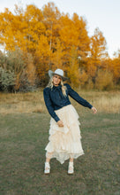 Load image into Gallery viewer, Lacy Tiered Maxi Skirt
