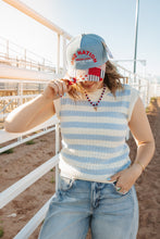 Load image into Gallery viewer, Sweater knit tank in BLUEBELL

