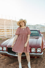 Load image into Gallery viewer, The Hayes Dress in barn check
