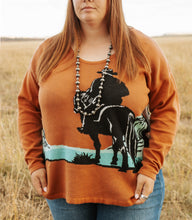Load image into Gallery viewer, PLUS SIZE Cowboy Sweater
