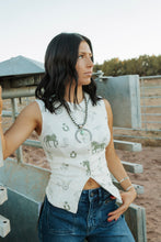 Load image into Gallery viewer, High Rise Wide Leg Jeans with Bit detailing
