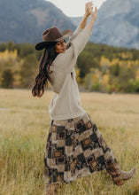 Load image into Gallery viewer, A LINE MAXI SKIRT IN BOHO BANDANA
