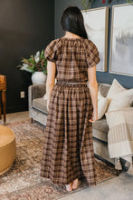 Load image into Gallery viewer, Gathered Midi Skirt In Winter Hearth Plaid
