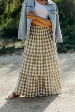 Load image into Gallery viewer, The Willow Check Maxi Skirt
