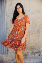 Load image into Gallery viewer, The Renee in foral spice dress
