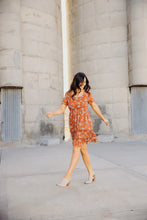 Load image into Gallery viewer, The Renee in foral spice dress
