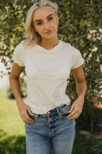 Load image into Gallery viewer, LETTUCE EDGE TEE IN MICRO DITSY
