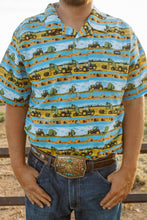 Load image into Gallery viewer, Men&#39;s Short Sleeve Tractor Button Up
