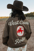 Load image into Gallery viewer, West Rodeo patch bomber jacket
