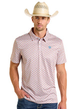 Load image into Gallery viewer, Mens geo printed polo
