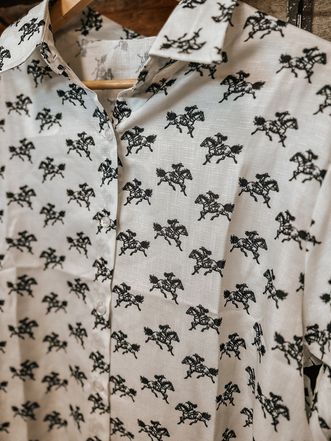 Ride Cowgirl Button Up