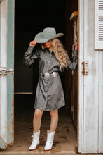 Load image into Gallery viewer, Wrangler Black Denim Dress
