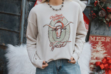 Load image into Gallery viewer, DOORBUSTER PRICE Christmas Greetings From The West Sweatshirt
