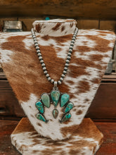 Load image into Gallery viewer, Genuine 8mm-22&quot; Navajo Necklace W/ Pendant
