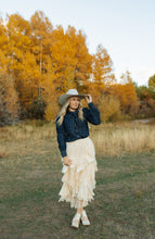 Load image into Gallery viewer, Lacy Tiered Maxi Skirt
