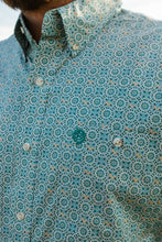 Load image into Gallery viewer, Wrangler Men&#39;s Short sleeve Teal shirt
