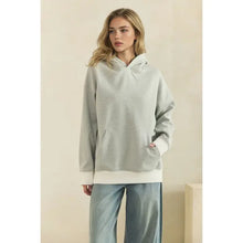 Load image into Gallery viewer, Everyday Stripe Knit Hoodie in sage
