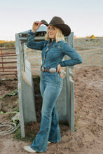 Load image into Gallery viewer, Lainey Wilson X Wrangler Denim Catsuit
