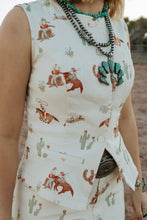 Load image into Gallery viewer, Cream Western Vest
