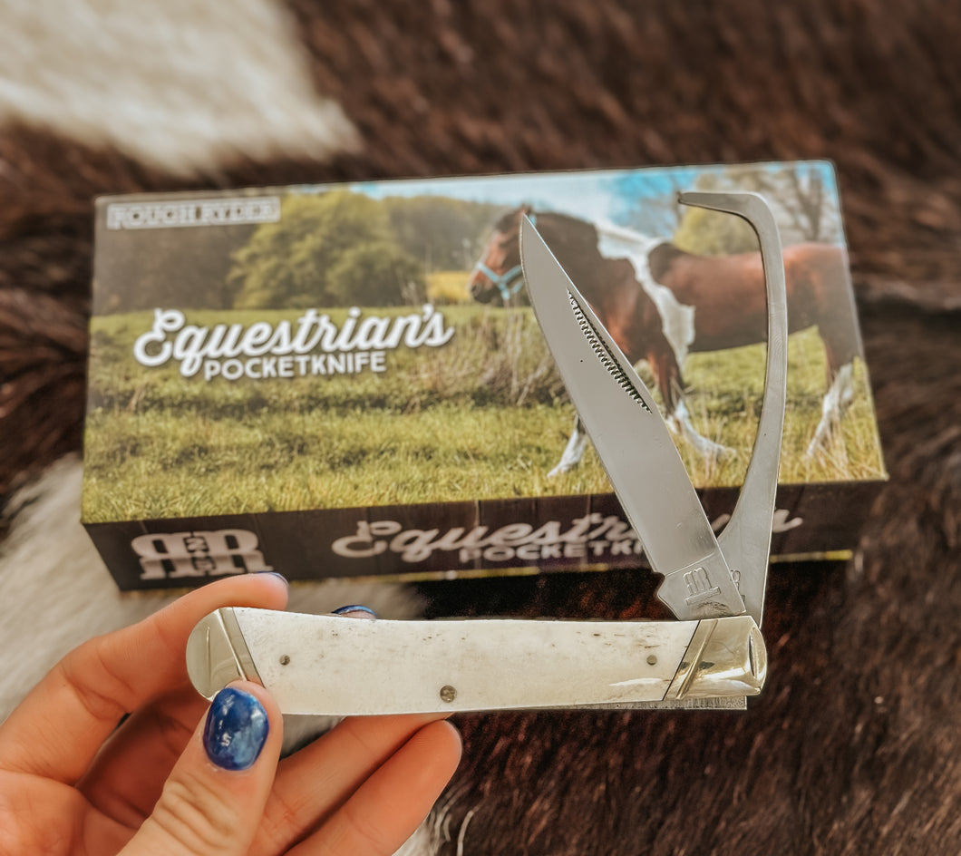 Equestrian's Pocket Knife with Hoof Pick