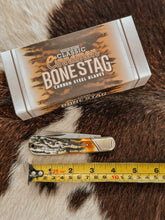 Load image into Gallery viewer, Rough Ryder Classic Cinnamon Bone Stag Pocket Knife
