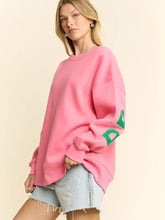Load image into Gallery viewer, Be Yourself Love Yourself Printed Oversized Sweatshirt
