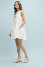 Load image into Gallery viewer, Bow Detail Pleated Mini Dress
