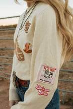 Load image into Gallery viewer, Sparkly Horse Western Patch Sweater

