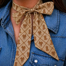 Load image into Gallery viewer, Cowboy Boots, Saddles, &amp; Rope Silk Twilly
