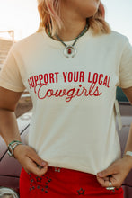 Load image into Gallery viewer, Wrangler support your local cowgirls graphic tee
