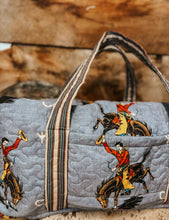 Load image into Gallery viewer, Western Quilted Duffle Bag
