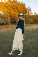 Load image into Gallery viewer, Lacy Tiered Maxi Skirt
