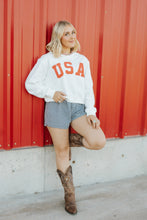 Load image into Gallery viewer, USA White Pullover
