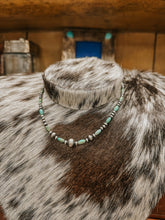 Load image into Gallery viewer, Real Genuine Torpedo Turquoise and Navajo Pearl 16&quot; Necklace
