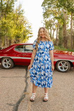 Load image into Gallery viewer, The Serena In Oceanic Orchid Dress
