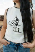 Load image into Gallery viewer, Roping Cowboy Sweater Vest
