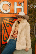 Load image into Gallery viewer, Light Taupe Fur Coat
