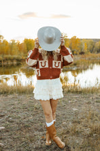 Load image into Gallery viewer, Horseshoe sweater cardigan

