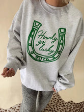 Load image into Gallery viewer, Howdy Go Lucky Crewneck
