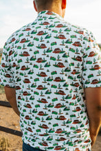 Load image into Gallery viewer, The Weekender Cowboy Cactus Golf Polo
