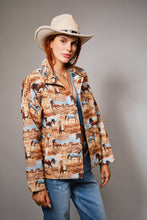 Load image into Gallery viewer, Western Pattern Button Front Jacquard Jacket
