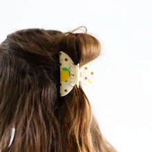 Load image into Gallery viewer, Lemon and Polka dot claw clip
