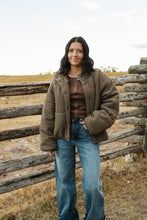 Load image into Gallery viewer, Mocha Puffer coat
