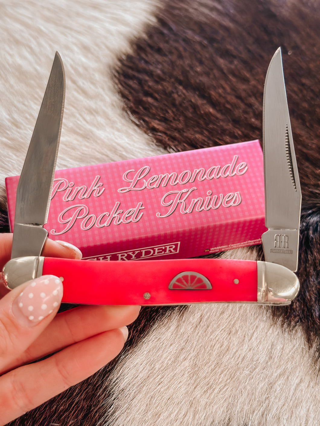 Rough Ryder Pink Lemonade Pocket Knife