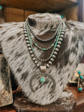 Load image into Gallery viewer, Genuine 10mm-22&quot; Navajo Necklace W/ Pendant
